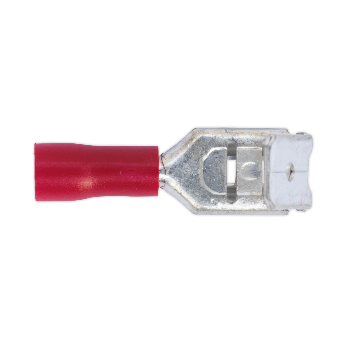 Sealey Piggy-Back Terminal 6.3mm Red Pack of 100