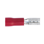 Sealey Push-On Terminal 2.8mm Female Red Pack of 100