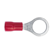 Sealey Easy-Entry Ring Terminal Ø8.4mm (5/16") Red Pack of 100