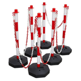 Sealey Red/White Post & Chain Kit 25m