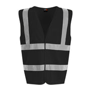 Prortx High Visibility Waistcoat - Black