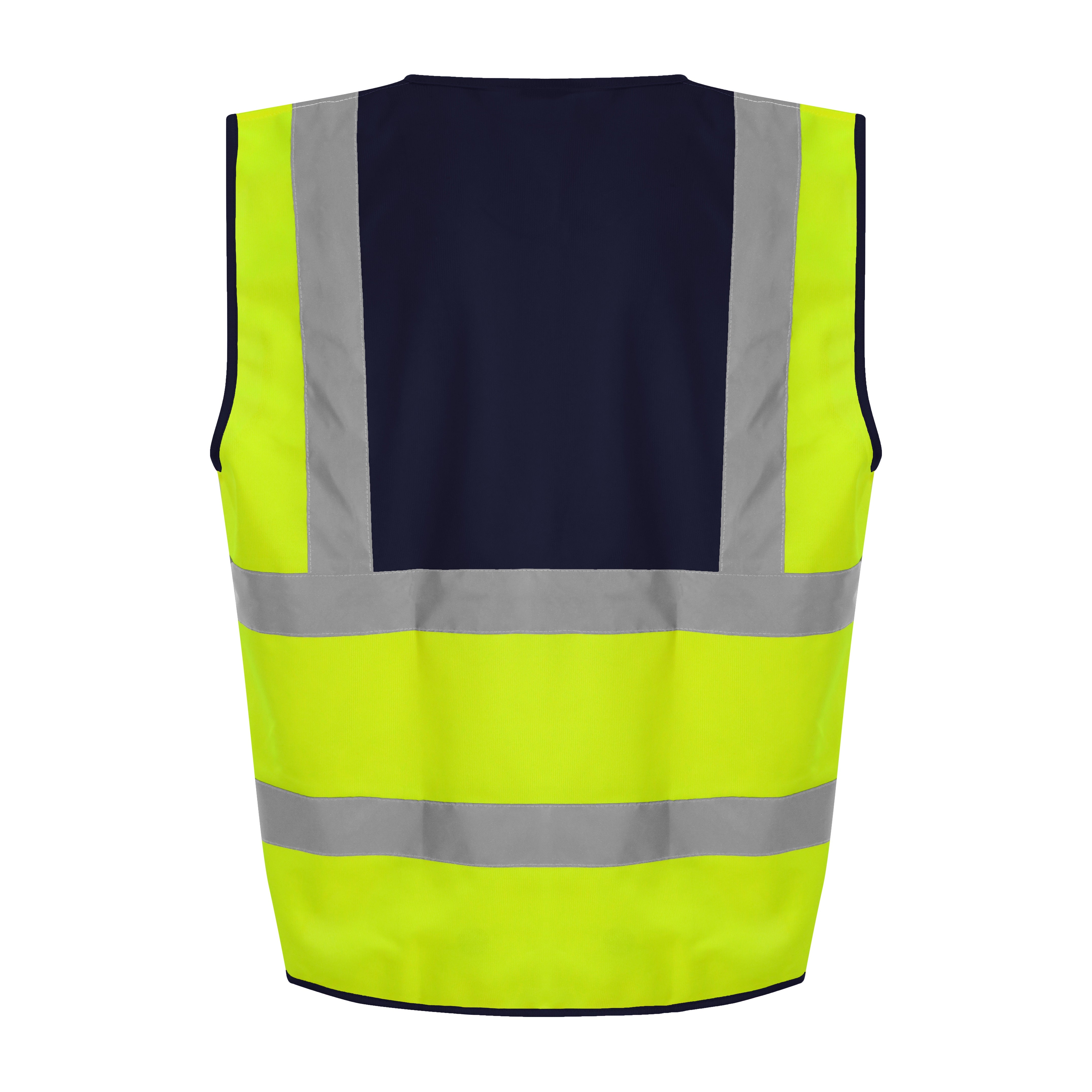 Prortx High Visibility Waistcoat - HV Yellow/Navy
