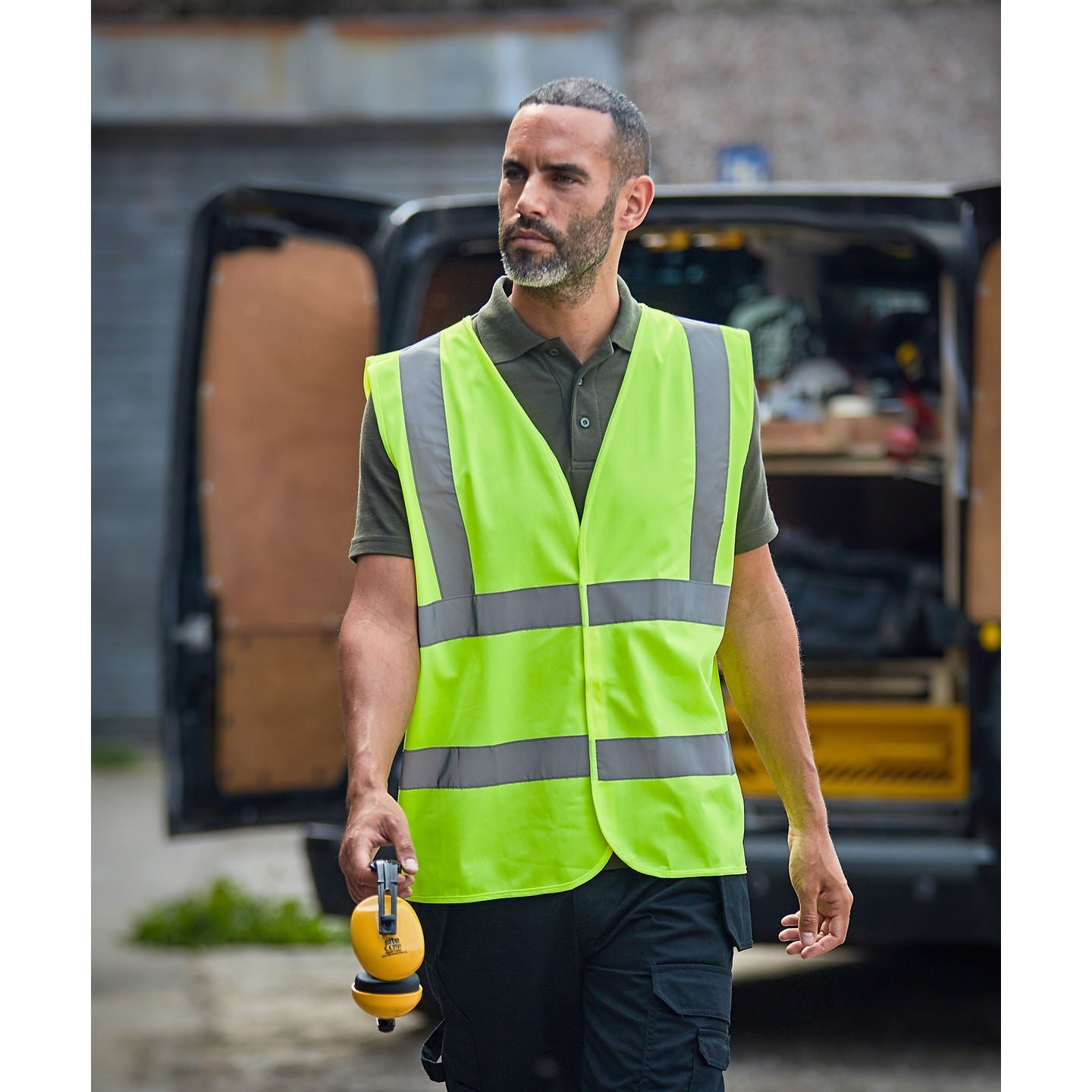 Prortx High Visibility Waistcoat - Kelly Green