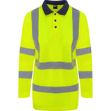 Prortx High Visibility High Visibility Long Sleeve Polo