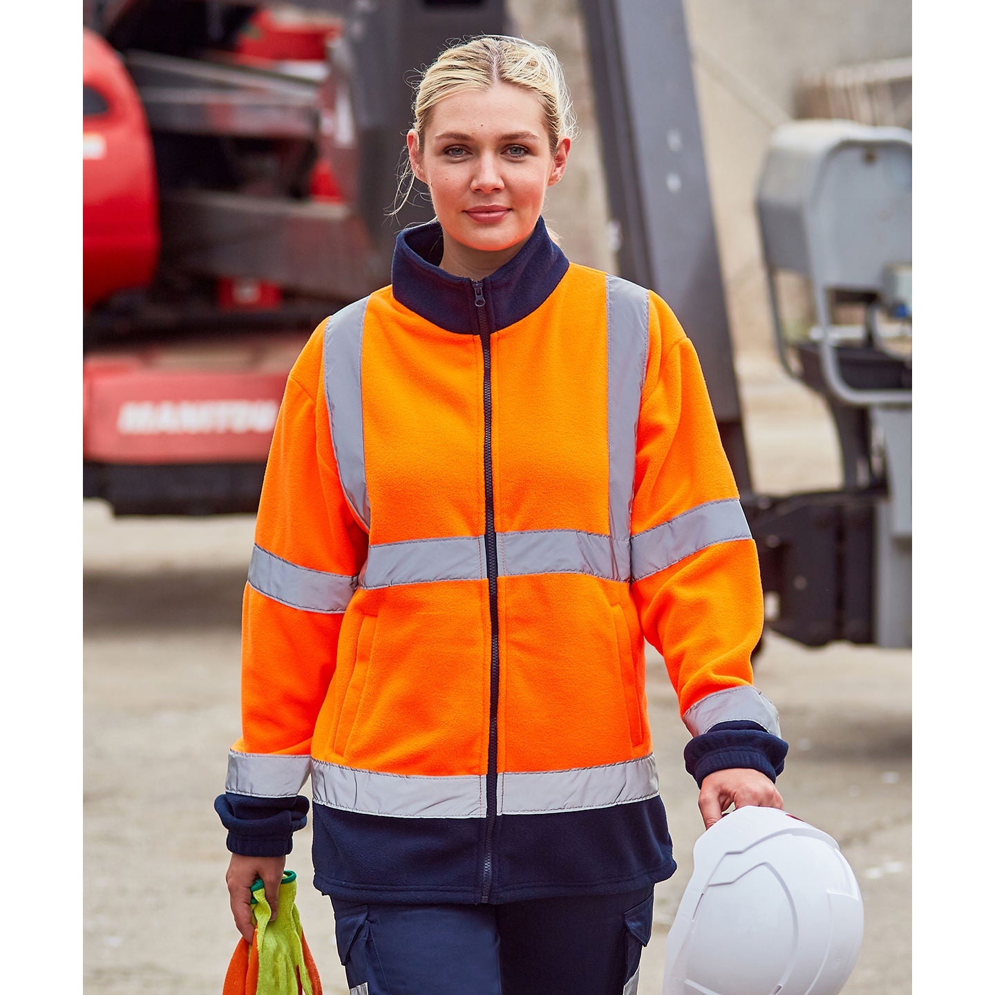 Prortx High Visibility High Visibility Full-Zip Fleece