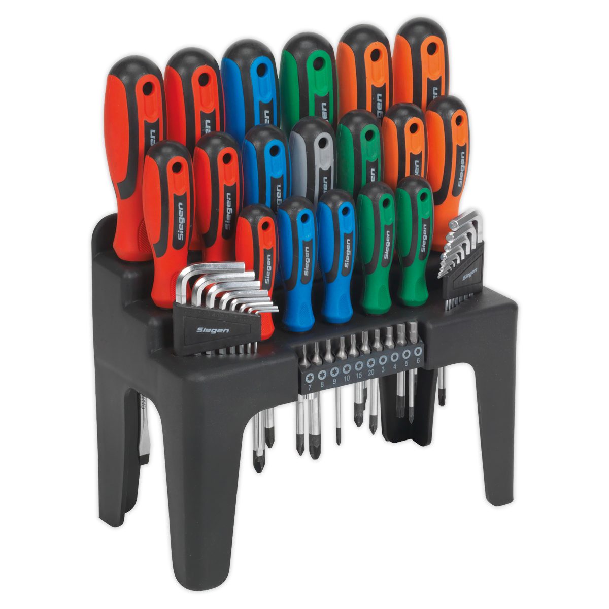 Sealey Screwdriver, Hex Key & Bit Set 44pc