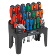 Sealey Screwdriver, Hex Key & Bit Set 44pc