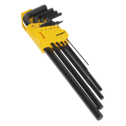 Sealey Hex Key Set 9pc Extra-Long Metric S01092