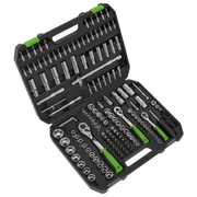 Sealey Socket Set 171pc 1/4", 3/8" & 1/2"Sq Drive WallDrive® Metric