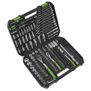 Sealey Socket Set 219pc 1/4", 3/8" & 1/2"Sq Drive WallDrive® Metric