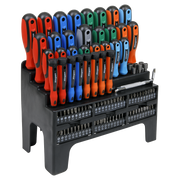 Sealey Screwdriver, Bit & Nut Driver Set 100pc