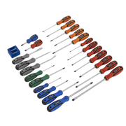 Sealey Soft Grip Screwdriver Set 24pc