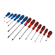 Sealey Screwdriver Set 13pc Hammer-Thru