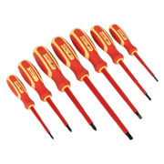 Sealey Screwdriver Set 7pc Electrician's VDE Approved