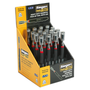 Sealey Heavy-Duty Magnetic Pick-Up Tool with LED 3.6kg Capacity Display Box of 16