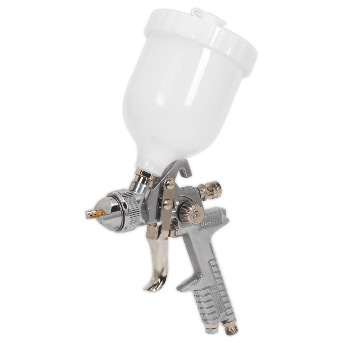 Sealey Spray Gun Gravity Feed 1.8mm Set-Up