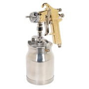 Sealey Spray Gun Professional Suction Feed - 1.8mm Set-Up