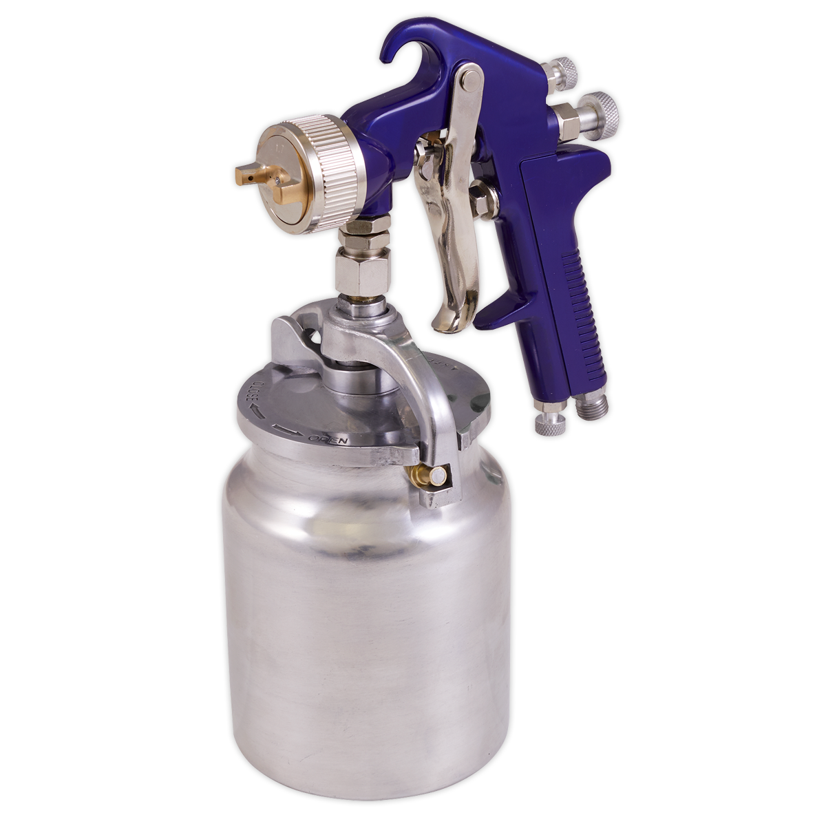 Sealey Suction Feed Spray Gun 1.7mm Set-Up