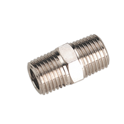 Sealey Double Male Union 1/4"BSPT to 1/4"BSPT