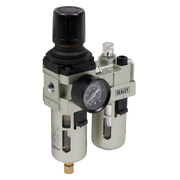 Sealey Air Filter/Regulator/Lubricator Max. Airflow 60cfm