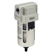 Sealey Air Filter Auto Drain Max Airflow 140cfm