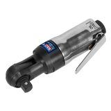 Sealey Air Ratchet Wrench 3/8"Sq Drive Super Stubby