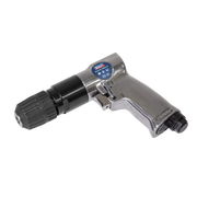 Sealey Air Drill Ø10mm Reversible with Keyless Chuck
