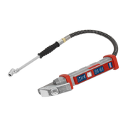 Sealey Tyre Inflator 0.5m Hose with Twin Push-On Connector
