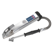 Sealey Tyre Inflator Long Type with Twin Push-On Connector