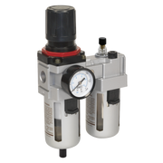 Sealey Air Filter/Regulator/Lubricator - High Flow