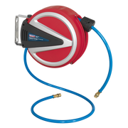 Sealey Retractable Air Hose Reel 6.5m Ø6.5mm ID - PU Hose