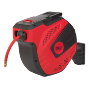 Sealey Air Hose Reel Auto-Rewind Control 30m Ø10mm ID - Rubber Hose