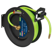 Sealey Retractable Air Hose Metal Reel 15m Ø10mm ID High-Visibility TPR Hose