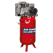 Sealey Air Compressor 270L Vertical Belt Drive 7.5hp 3ph 2-Stage with Cast Cylinders