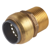 Sealey SharkBite® Straight Adaptor 22mm x 3/4"BSPT Brass