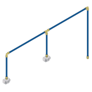 Sealey SharkBite® 12m 2-Drop Air Supply System Kit