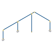 Sealey SharkBite® 18m 3-Drop Air Supply System Kit