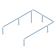 Sealey SharkBite® 36m 5-Drop Air Supply System Kit