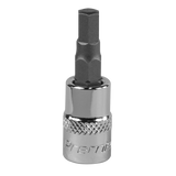 Sealey Hex Socket Bit 5mm 1/4"Sq Drive