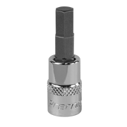 Sealey Hex Socket Bit 6mm 1/4"Sq Drive