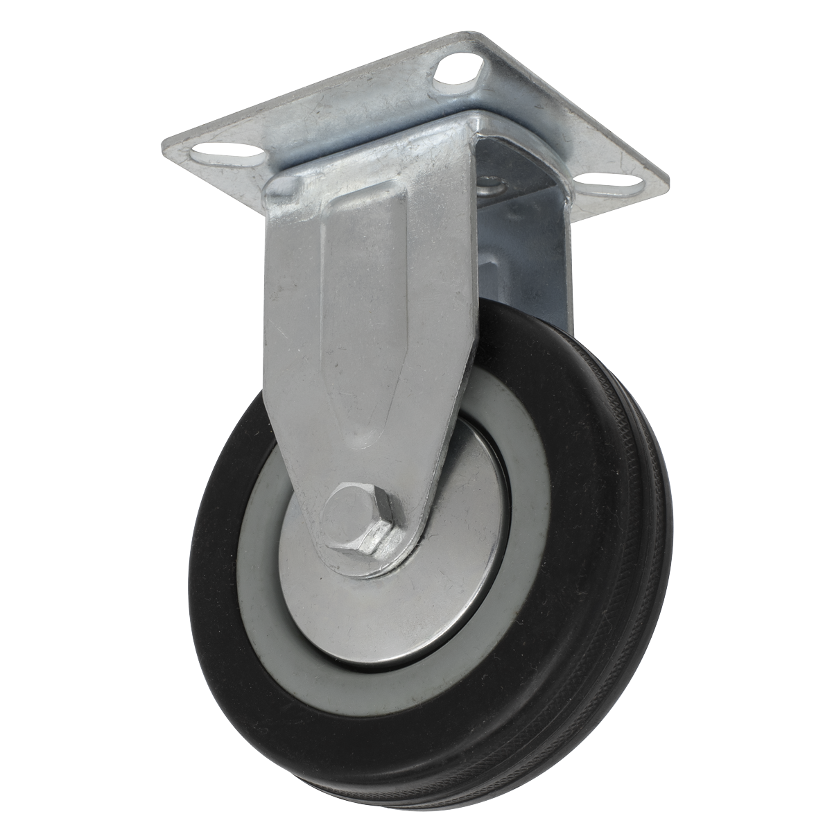 Sealey Castor Wheel Fixed Plate Ø100mm SCW1100FP