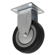 Sealey Castor Wheel Fixed Plate Ø100mm SCW1100FP