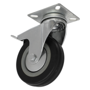 Sealey Castor Wheel Swivel Plate with Brake Ø100mm