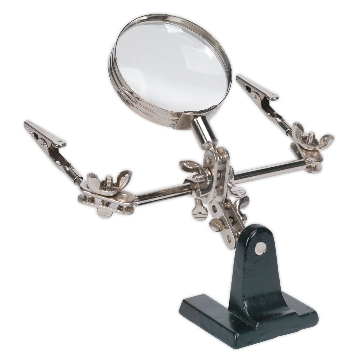 Sealey Mini Robot Soldering Stand with Magnifier