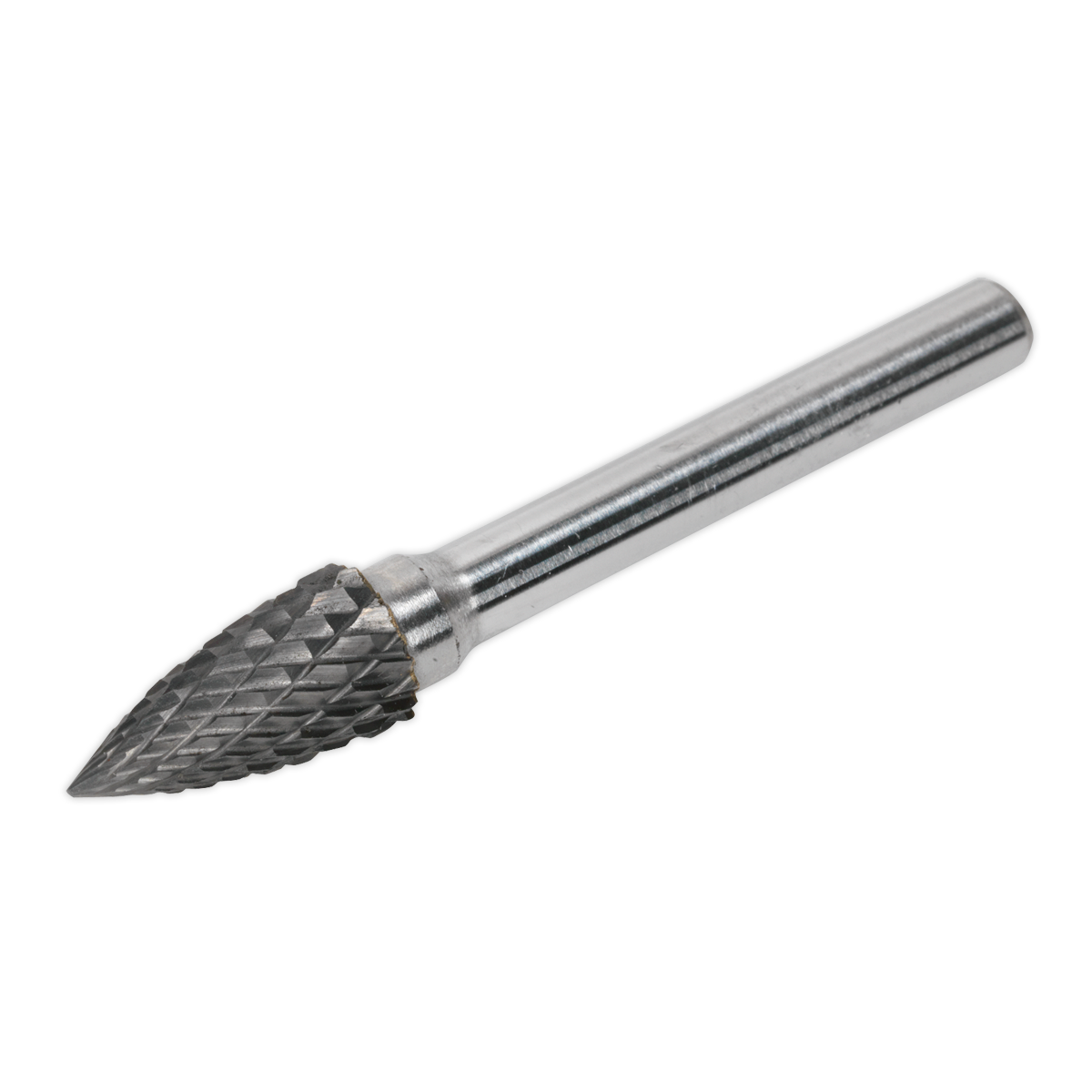 Sealey Tungsten Carbide Rotary Burr Arc Pointed Nose 10mm