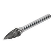 Sealey Tungsten Carbide Rotary Burr Arc Pointed Nose 10mm