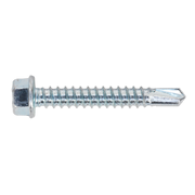 Sealey Self-Drilling Screw 5.5 x 38mm Hex Head Zinc Pack of 100