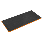 Sealey Easy Peel Shadow Foam® Orange/Black 1200 x 550 x 30mm