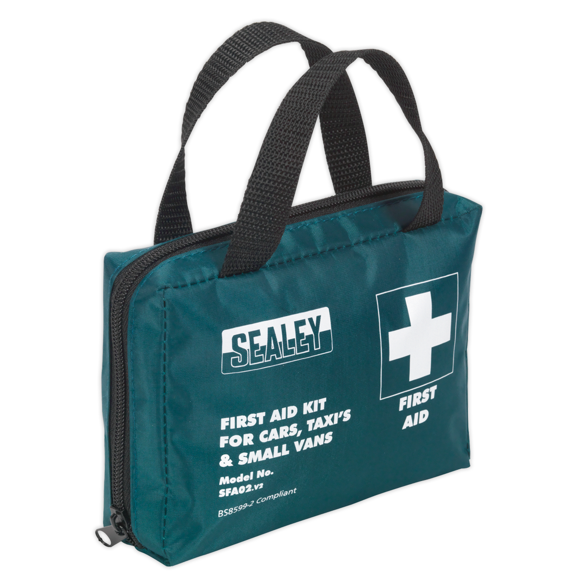 Sealey First Aid Kit Medium for Cars, Taxis & Small Vans - BS 8599-2 Compliant