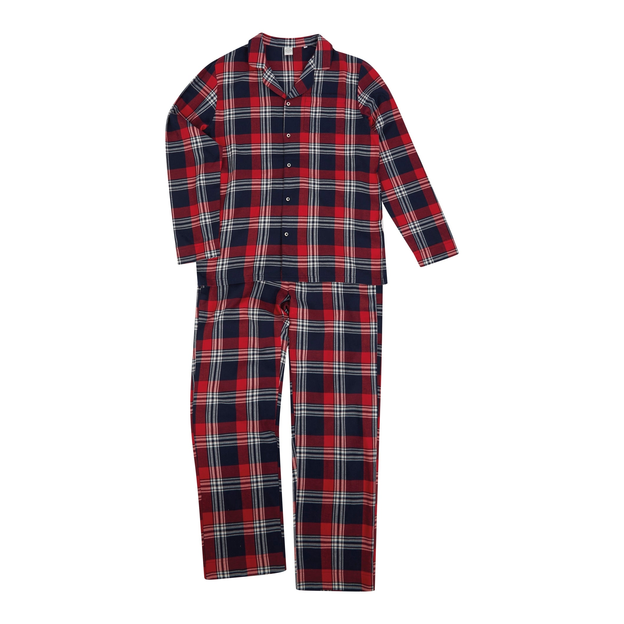 Sf Men's Tartan Lounge Set